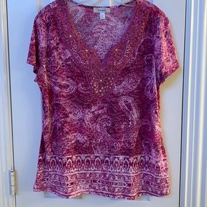 Dress Barn Short Sleeve Blouse